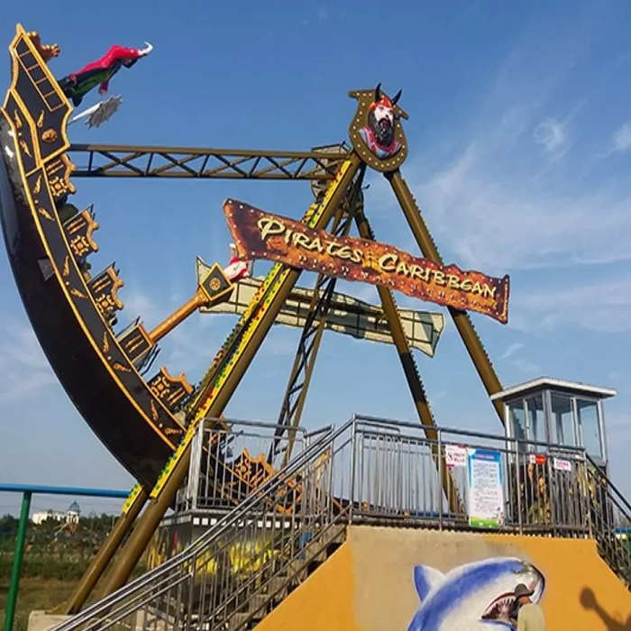 Amusement Park Rides - Excited Viking Boat