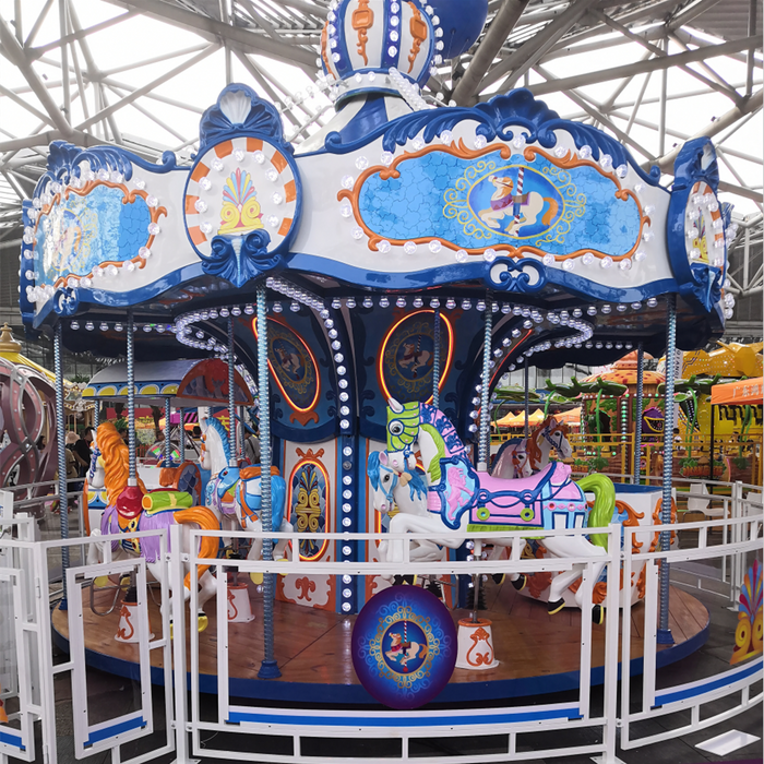 Amusement Park Rides - 12 Seats Art Carousel